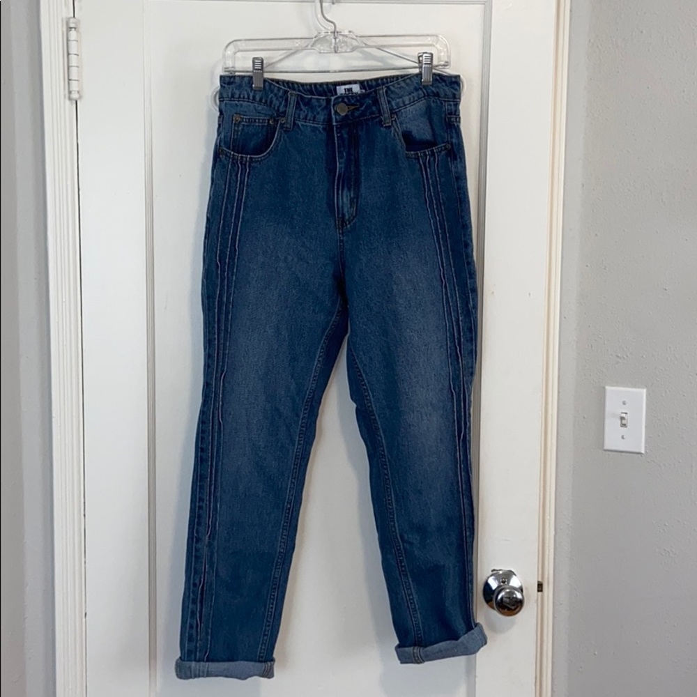 Straight leg jeans